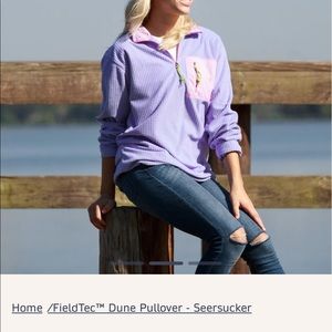 Southern Marsh Collection Fieldtec Dune Pullover Lilac